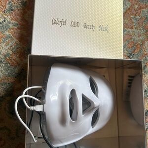 Colorful LED Beauty Mask - White